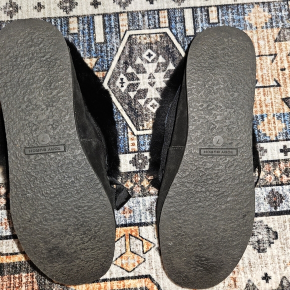 Tory Burch Aberdeen Fur Slippers size 7 - Picture 6 of 6